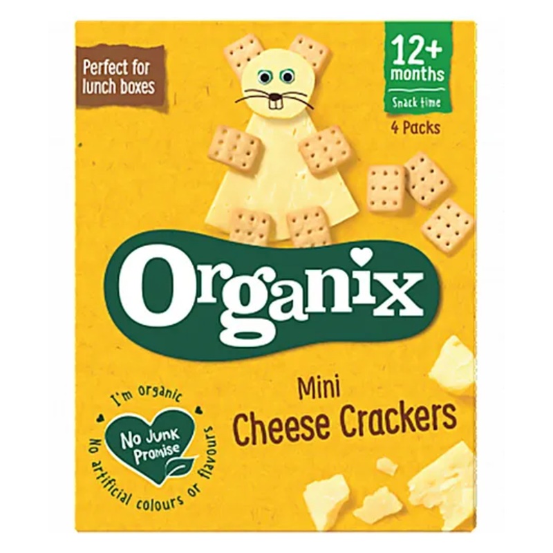 Organix Goodies Mini Cheese Crackers – 80 g