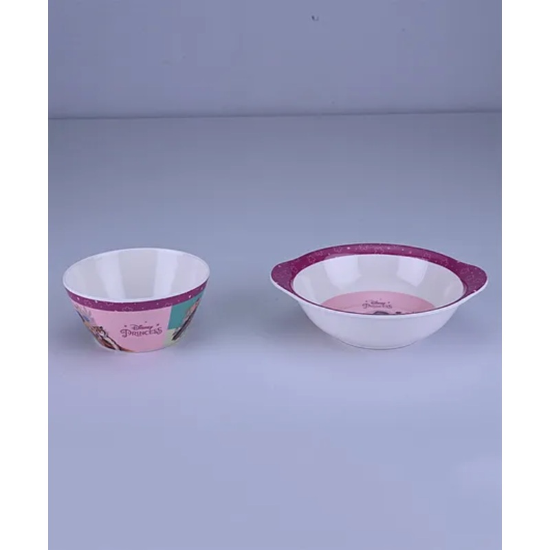 Servewell Princess Theme Bowls With Handle Pack of 2  – Multicolour