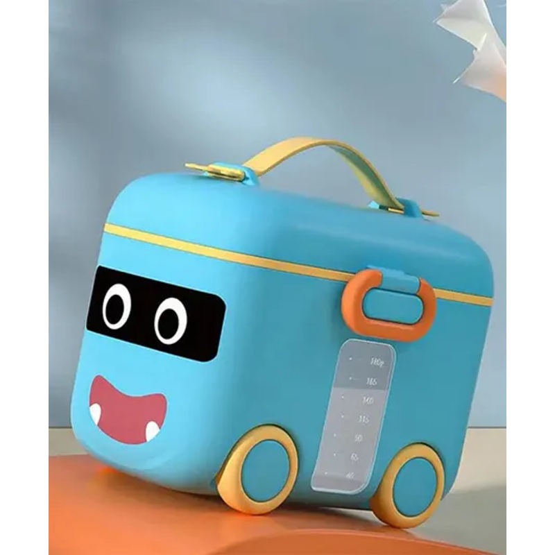 THE LITTLE LOOKERS Baby Milk Powder Dispenser, Kids Milk Powder Storage Container – 180g Blue