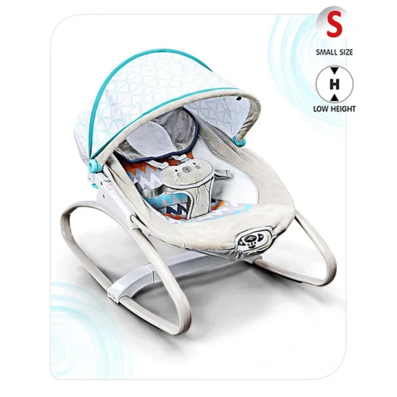 Babyhug Battery Operated Rocker With Canopy & Plush Fabric – Grey Suggested Name: Babyhug Battery Operated Rocker With Canopy & Plush Fabric – Grey | Safe | Sturdy | Smooth Motion | Bug Protection |Adjustable | Lightweight |