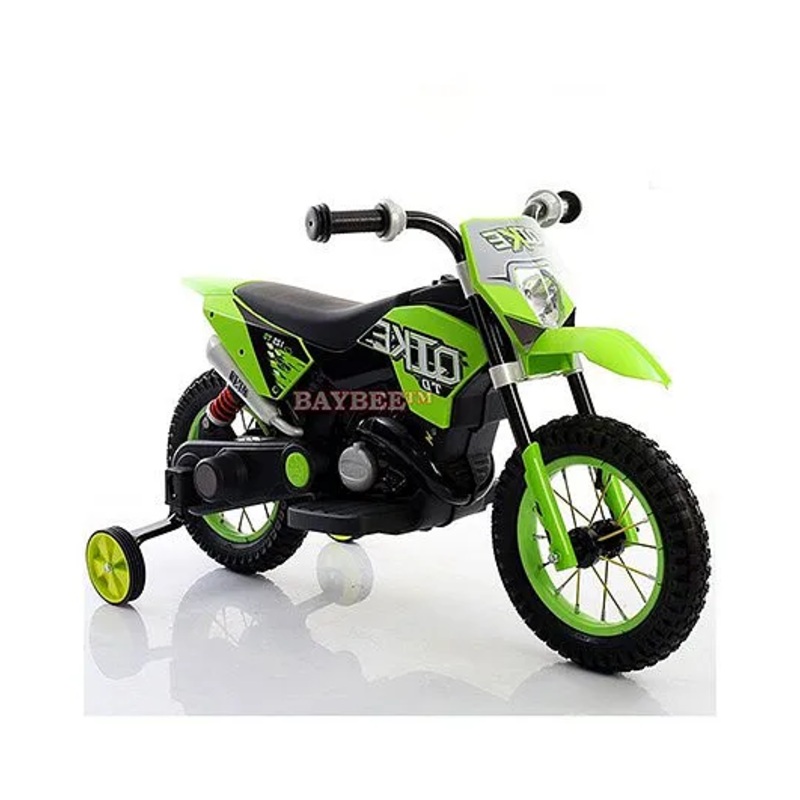 Baybee Kawasaki Super Racing Battery Operated Bike – Green