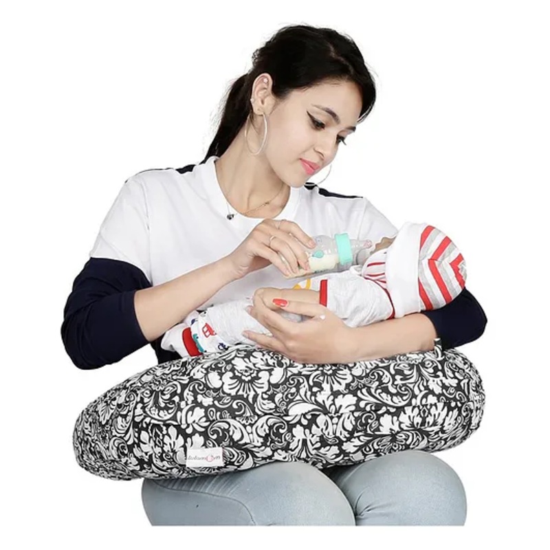 Lulamom Nursing & Feeding Multi-Purpose Pillow – Black