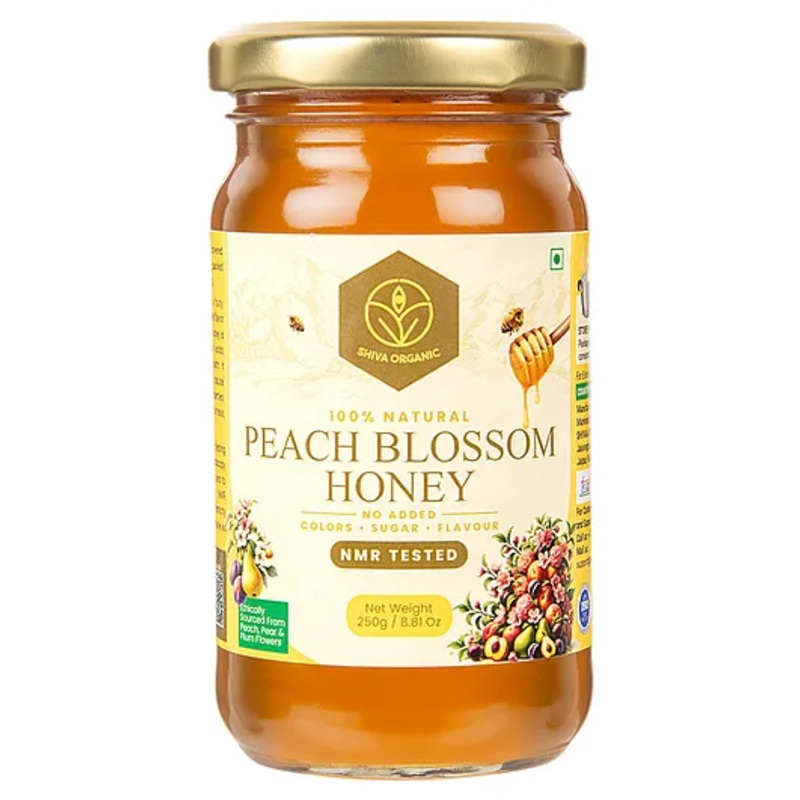 SHIVA ORGANIC Peach Blossom Honey – 250 g