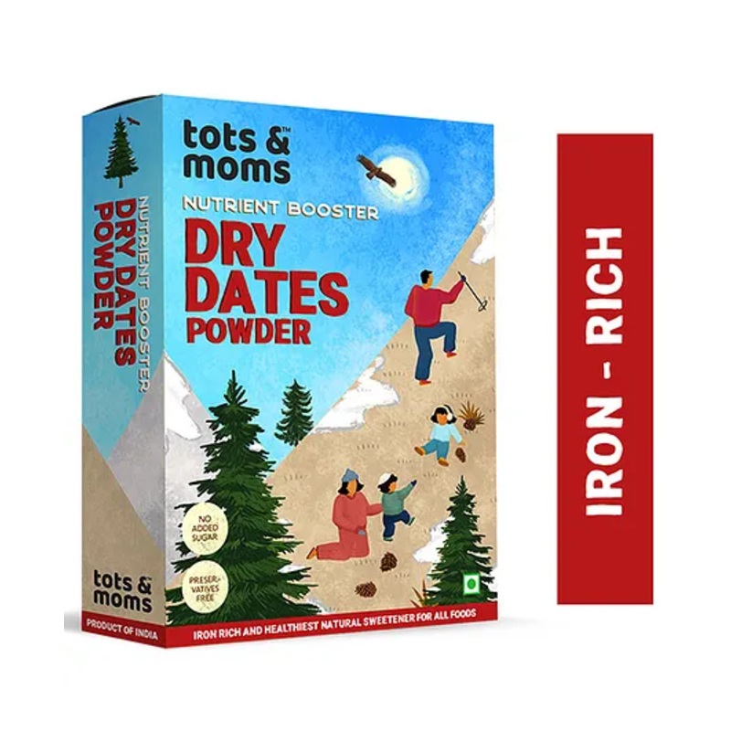 Tots and Moms Foods Dry Dates Powder Natural Sweetener for Kids – 200 gm