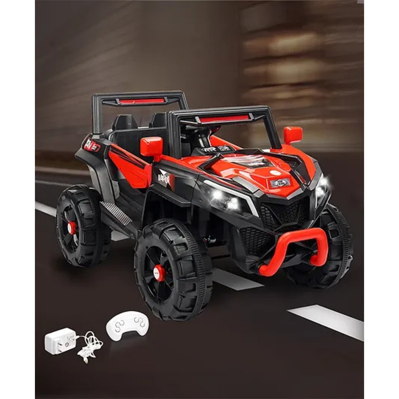 Battery Operated Ride On Jeep With Music and Lights – Red