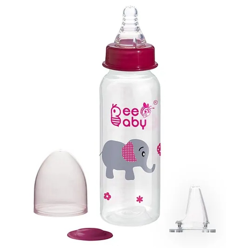 Beebaby Advance Anti-Colic Feeding Bottle to Sippy Bottle Starter Kit Pink – 250 ml