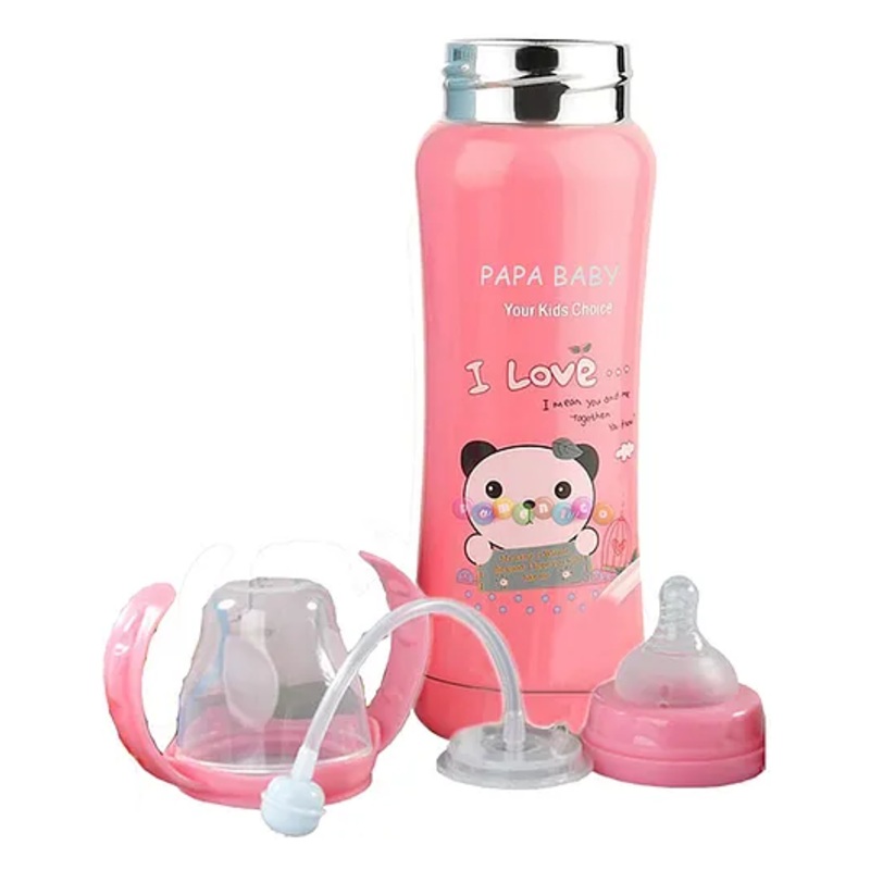 Fantasy India Stainless Steel Thermal Insulation Baby Feeding Bottle Blue – 240 ml