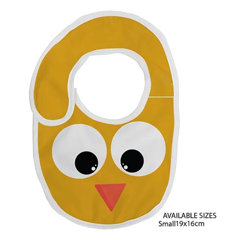 Right Gifting Digital Printed Velcro Closure Bibs – Orange