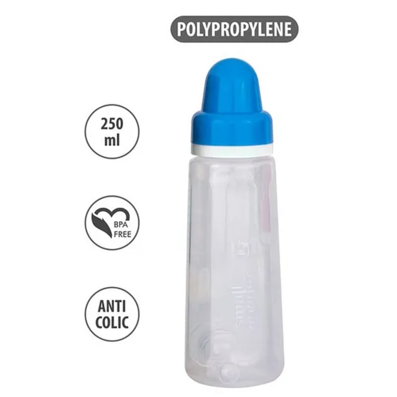 Small Wonder Feeding Bottle Polypropylene Cherish Blue – 250 ml