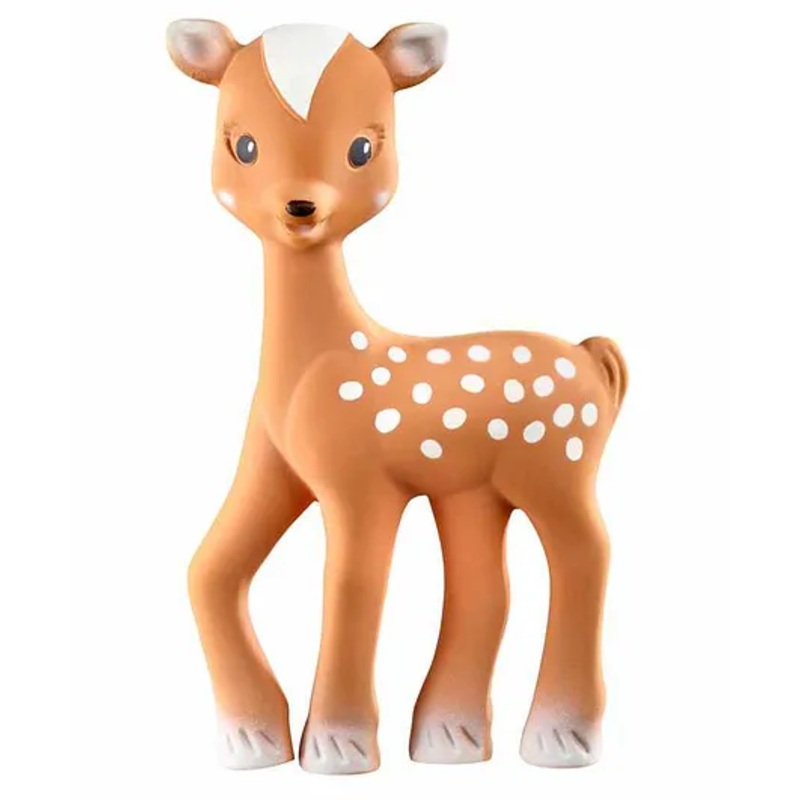Sophie la Girafe Fanfan The Fawn Squeaky Rattle Teether – Brown