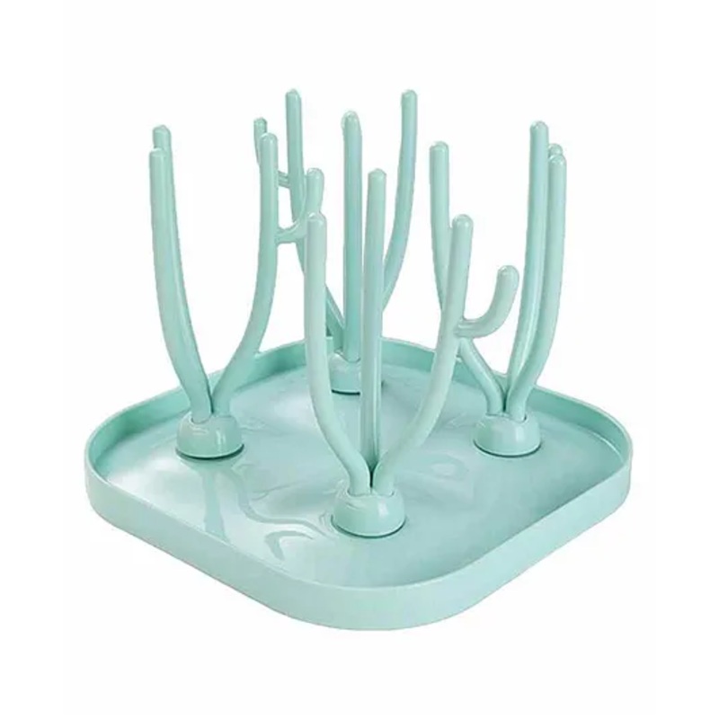 Syga Foldable Baby Bottle Drying Rack – Sea Green