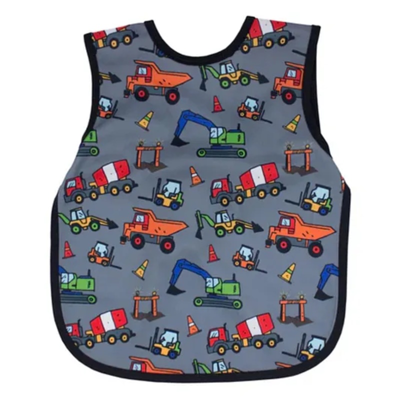Bapron Baby Construction Zone – Dark Grey (Toddler 6m-3Y)