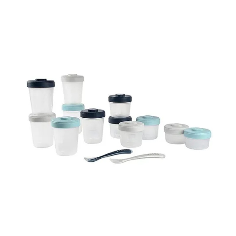 Beaba Toddler Food Storage Set Of 12 – Multicolour