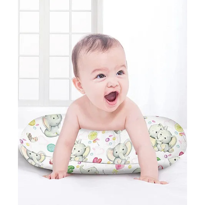 Devico Soft Cotton Breastfeeding Pillow-Light Blue