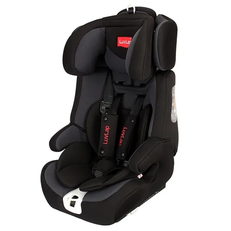 LuvLap Active, ISOFIX Car Seat for baby & kids from 9 Months to 12 Years (upto 36 Kgs) (Grey & Black)