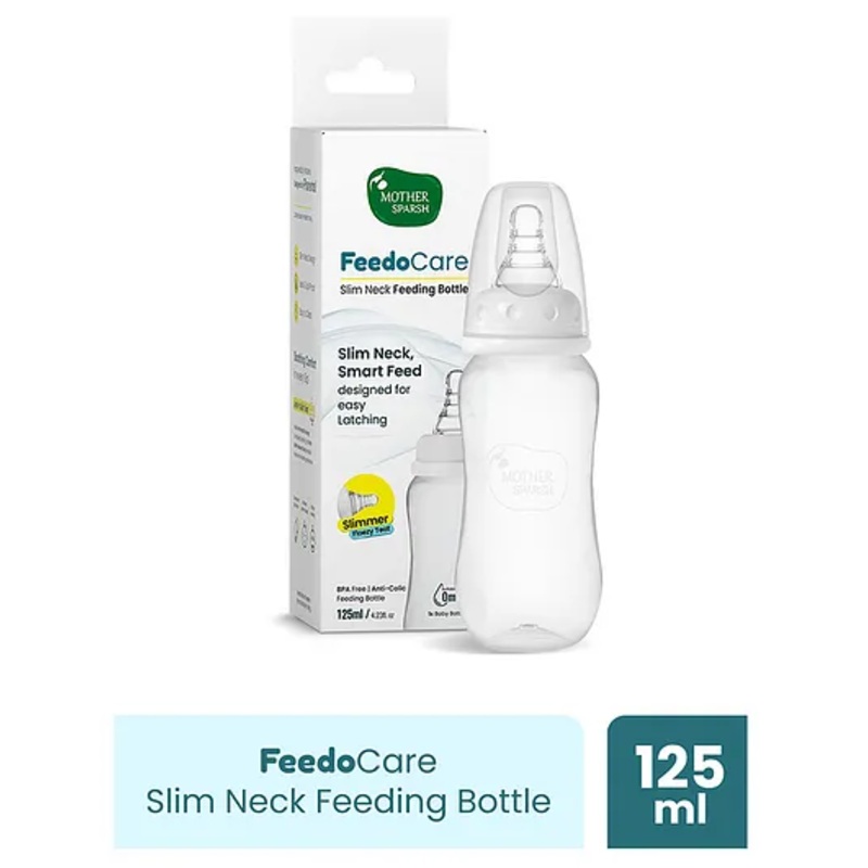 Mother Sparsh Baby FeedoCare Slim Neck Baby Feeding Bottle -125 ml