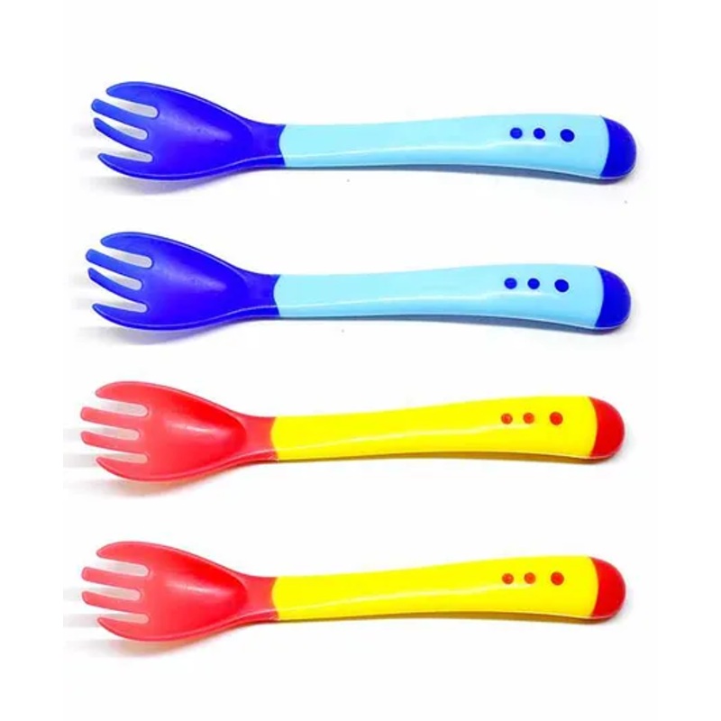 The Little Lookers Temperature Sensing Fork Pack of 4 – Blue Yellow