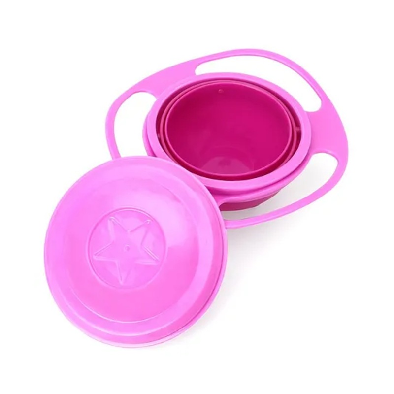 360 Degree Spill Proof Bowl – Pink