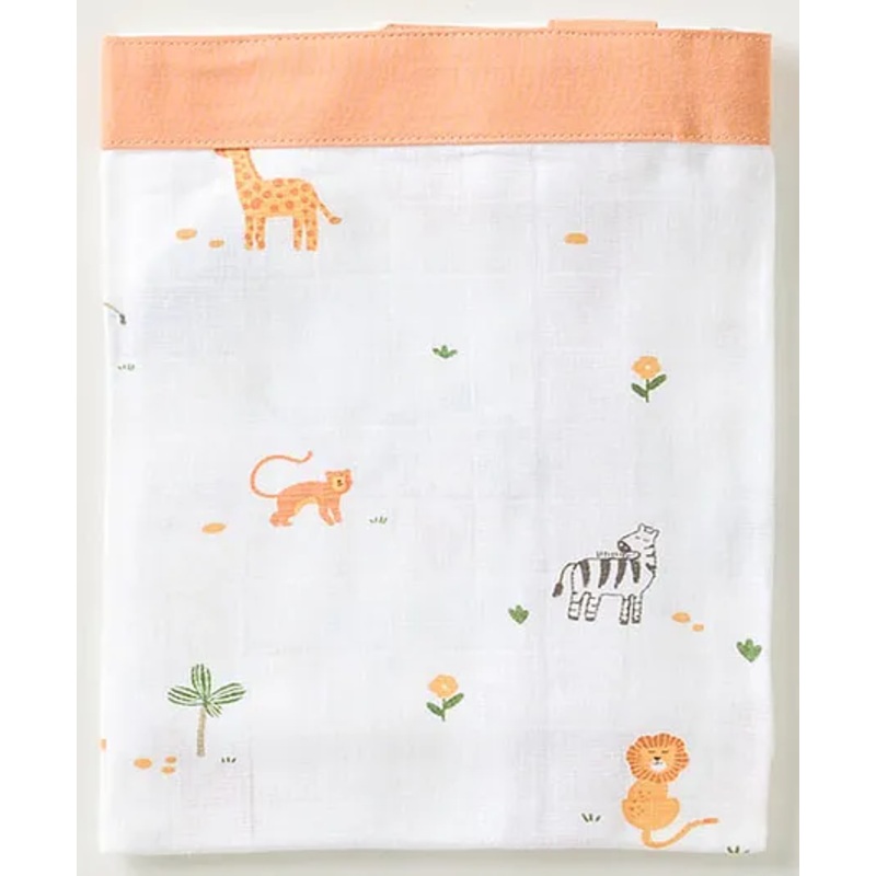 Aariro Organic Cotton Nursing Apron Wild Safari