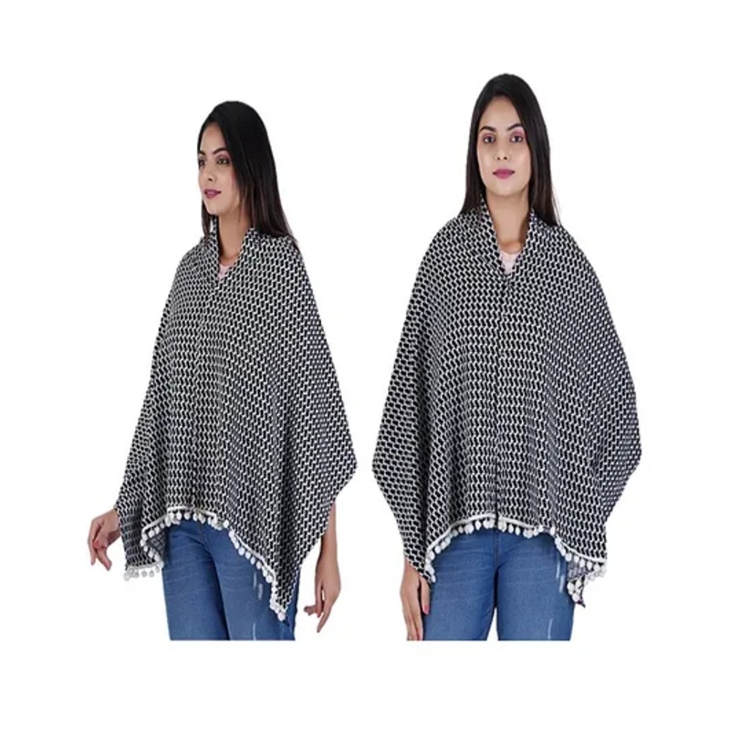 AGUILA Multi Purpose Feeding Shawl Pack Of 2 -Black