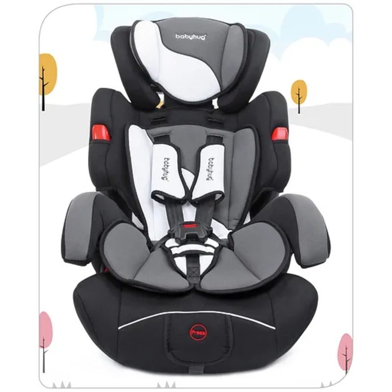 Babyhug Safe Journey Forward Facing Car Seat – Grey