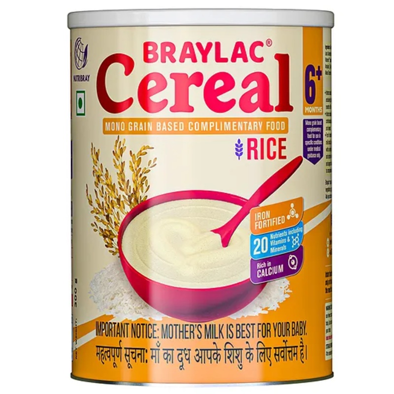 Braylac Cereal Rice| 300 g – Tin pack