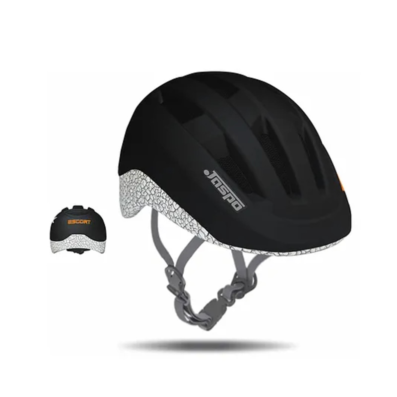 jaspo Escort Multi Utility Sports Helmet for Cycling, Skating, Skateboarding (Orange, Small)