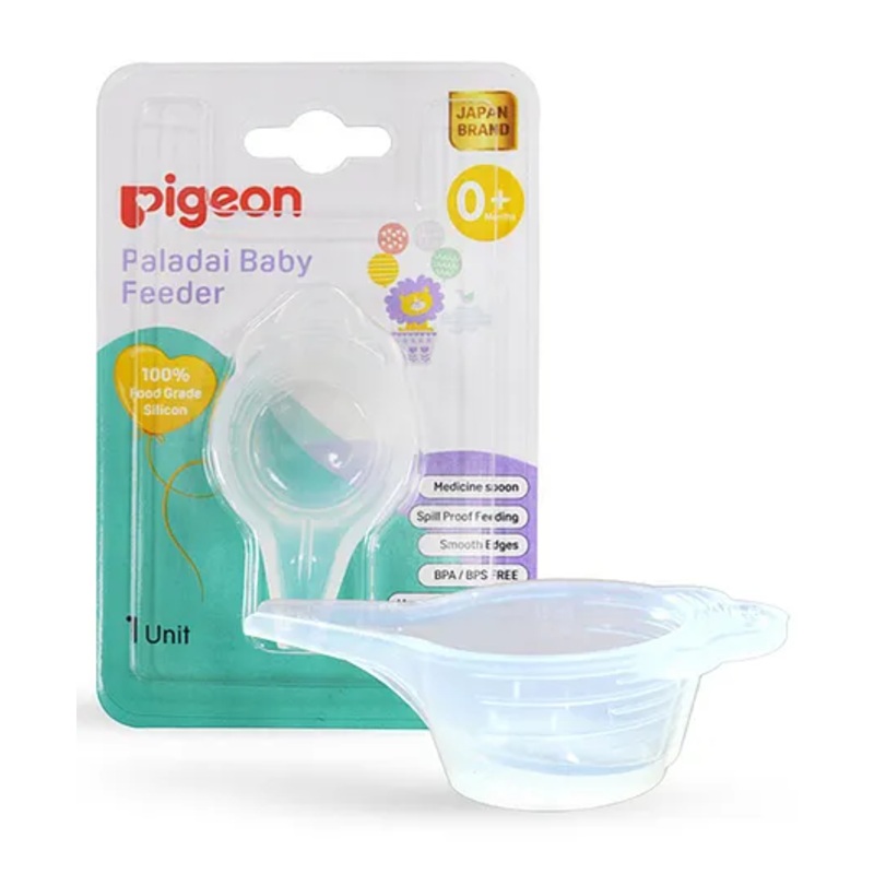 Pigeon Paladai Spill Proof Baby Feeder – White