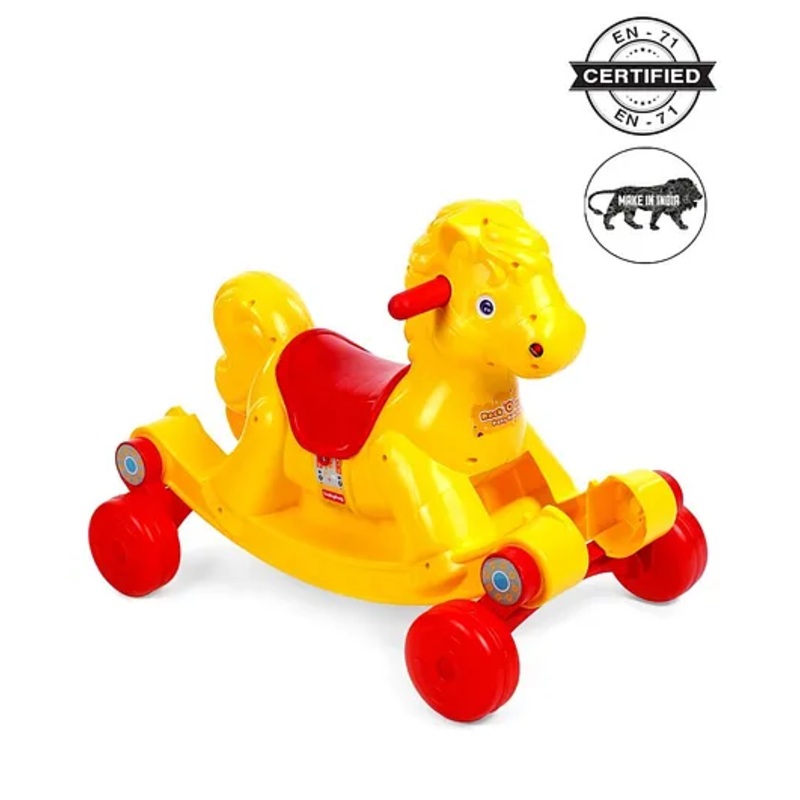 Babyhug Rock ‘O’ Ride Pony Ride-on – Yellow