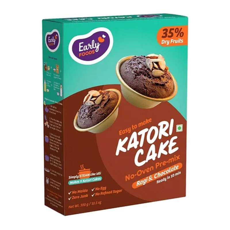 Early Foods Ragi & Choco Katori Cake Mix 300g