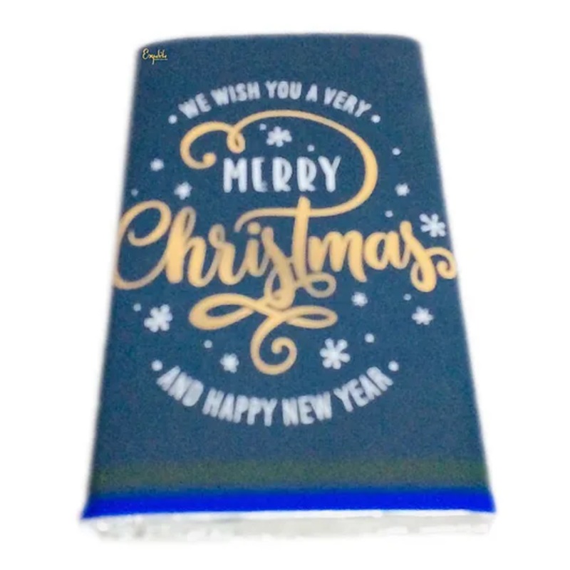 Expelite Merry Christmas and Happy New Year Chocolate Gift Bar – 100 Grams