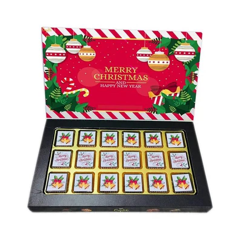 Expelite Merry Christmas & New Year Chocolate Gift Box – 400 gm