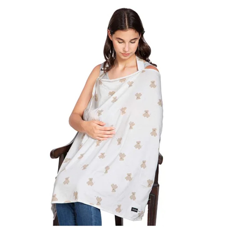 Feather Hug Premium Nursing cover for breastfeeding – Biege