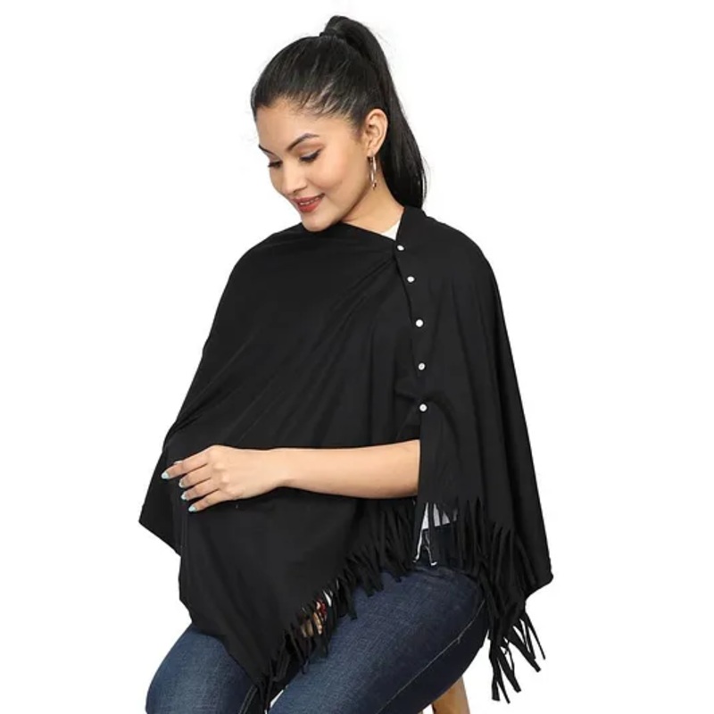 Nene Breast Feeding Multi Purpose Nursing Scarf – Black