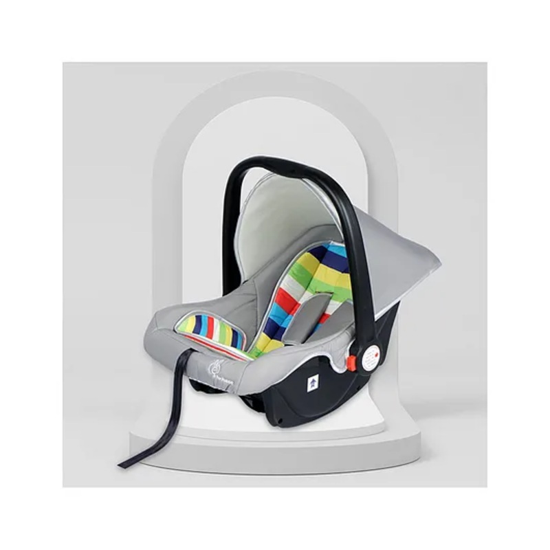 R for Rabbit Picaboo Baby Carry Cot, 4 in 1 Multi Purpose Kids, Car Seat, Rocker for Infant Babies of 0 to 15 Months & Weight Capacity upto 13 Kgs (Multi Color Rainbow)