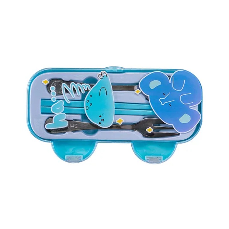 Adore Advanced Pokey Cutlery Kit with Storage Case – Dummas Blue