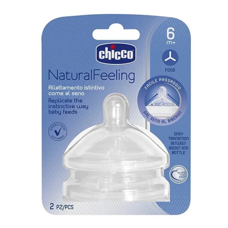 Chicco Natural Feeling Teat – Pack of 2