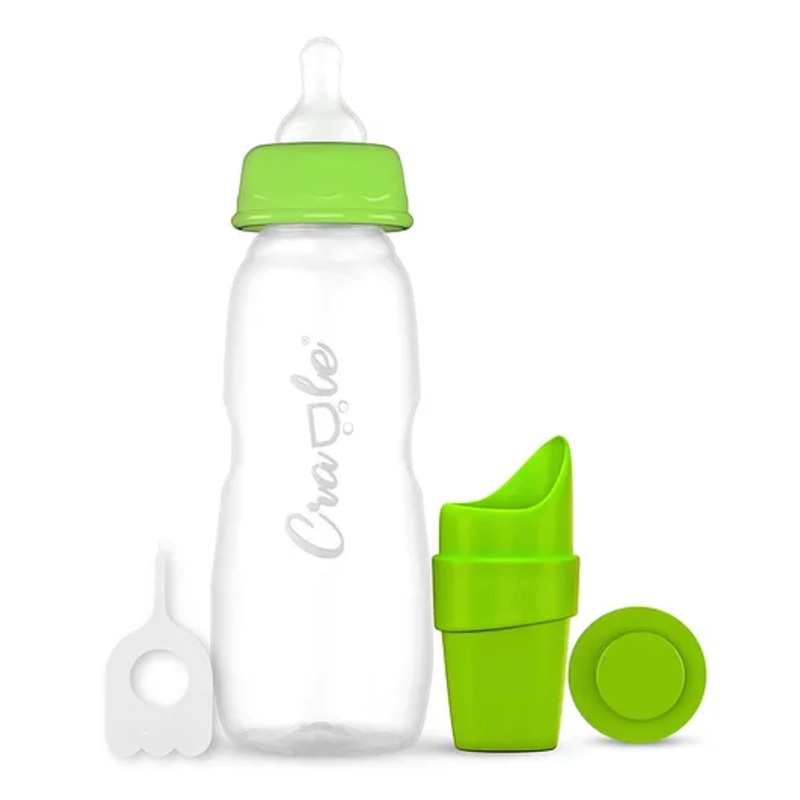 Cradle Maxi [3 in1] Feeding Bottle 250ml – Parrot Green
