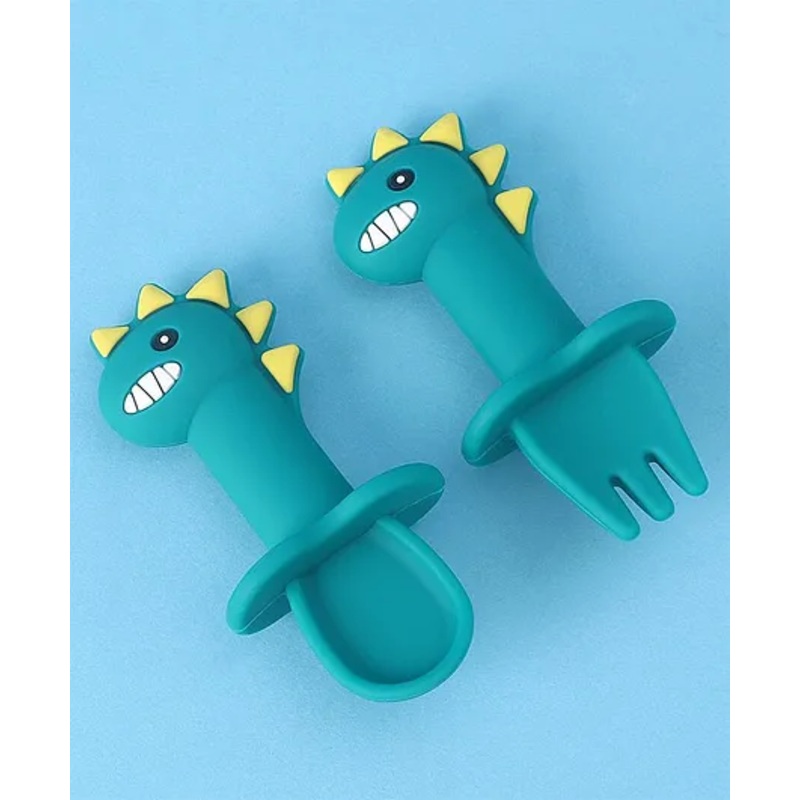 Cutlery Spoon & Fork Free Size – Green