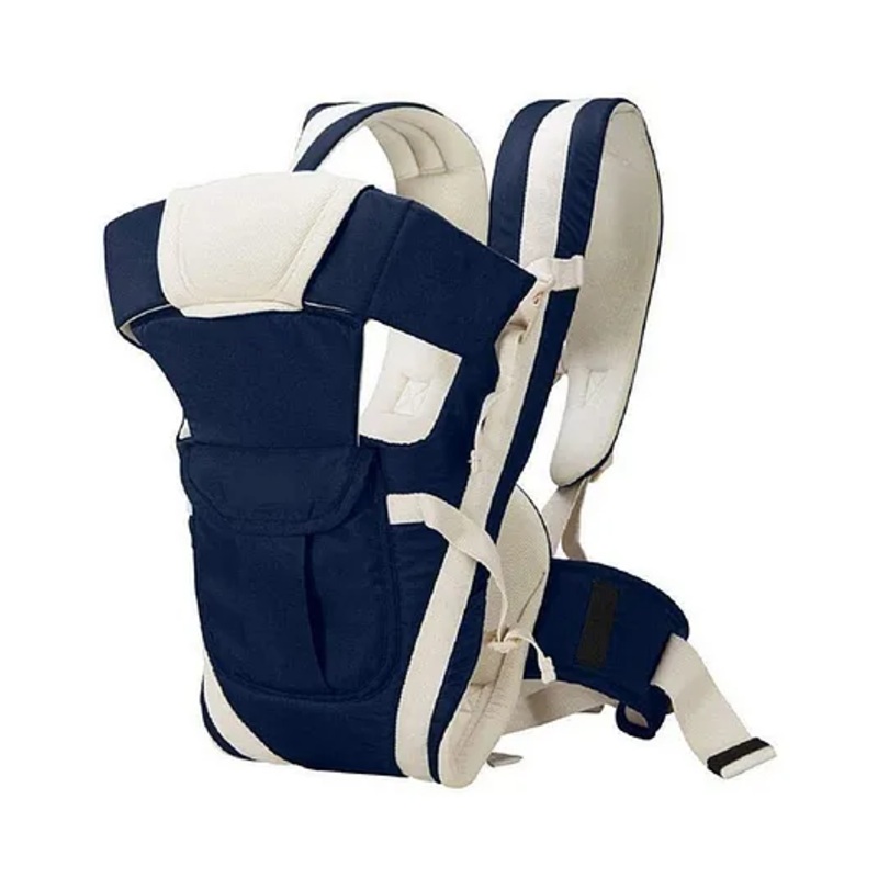 DOMENICO Baby Carrier Bag Adjustable Hands Free 4 in 1 Baby Baby Safety Belt Child – Navy Blue