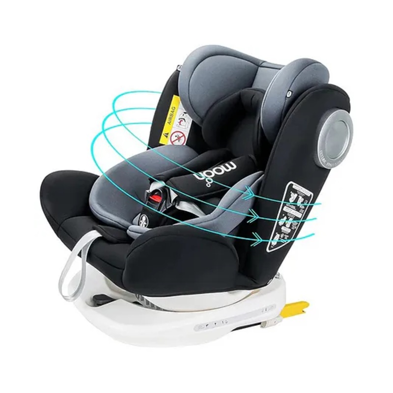 Moon Gyro Car Seat Black