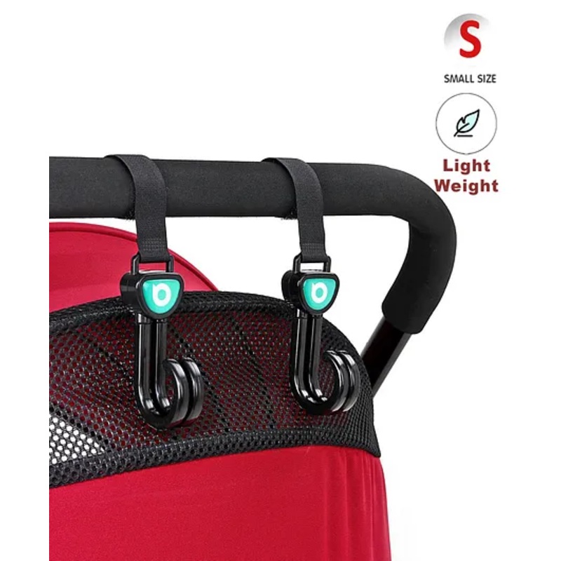 Stroller Hooks  Pack of 2 – Black