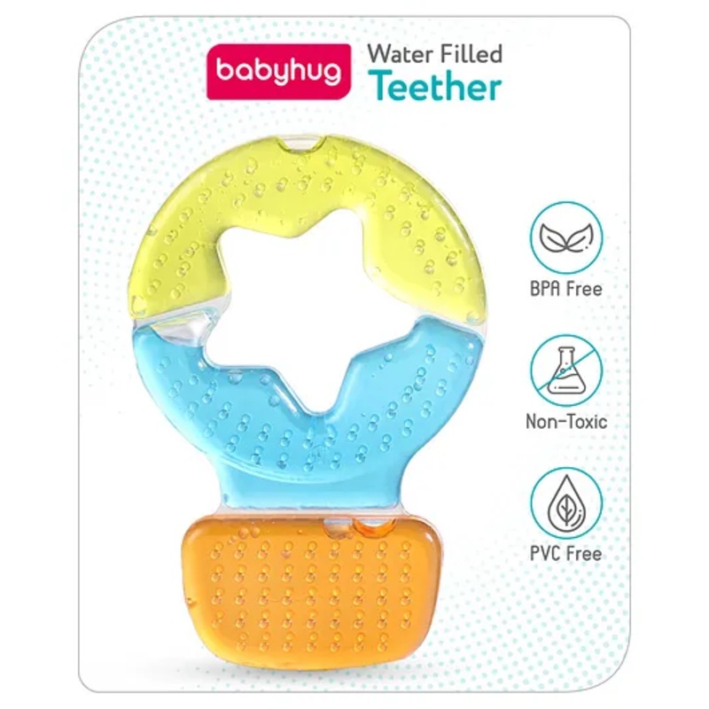 Babyhug Balloon Shaped  Water Filled Teether – Multicolor