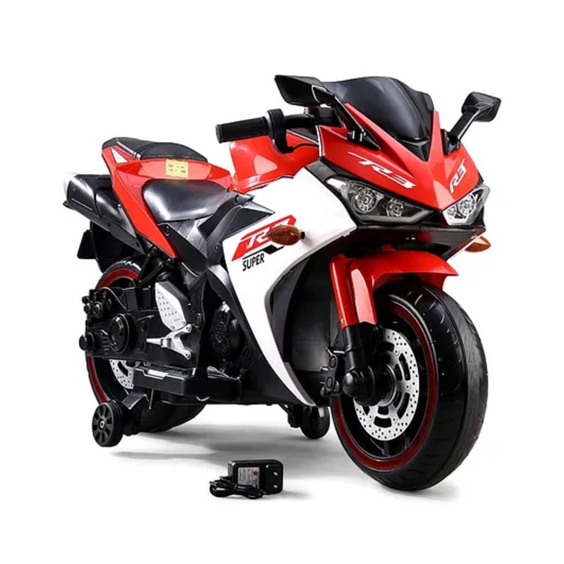 Battery Operated Ride On Bike With Music And Lights – Red