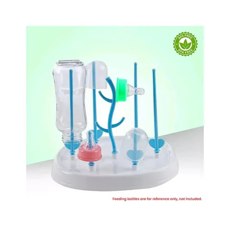 Safe-O-Kid BPA-Free Bottle Drying Rack is a durable, space-saving, and easy-to-clean solution for drying baby items
