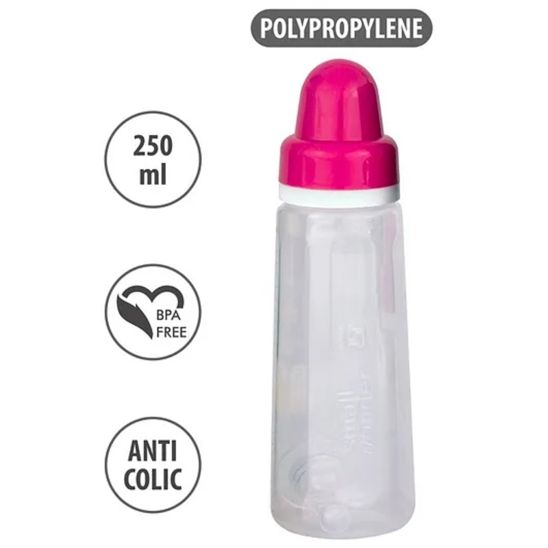 Small Wonder Feeding Bottle PP Cherish Pink – 250 ml