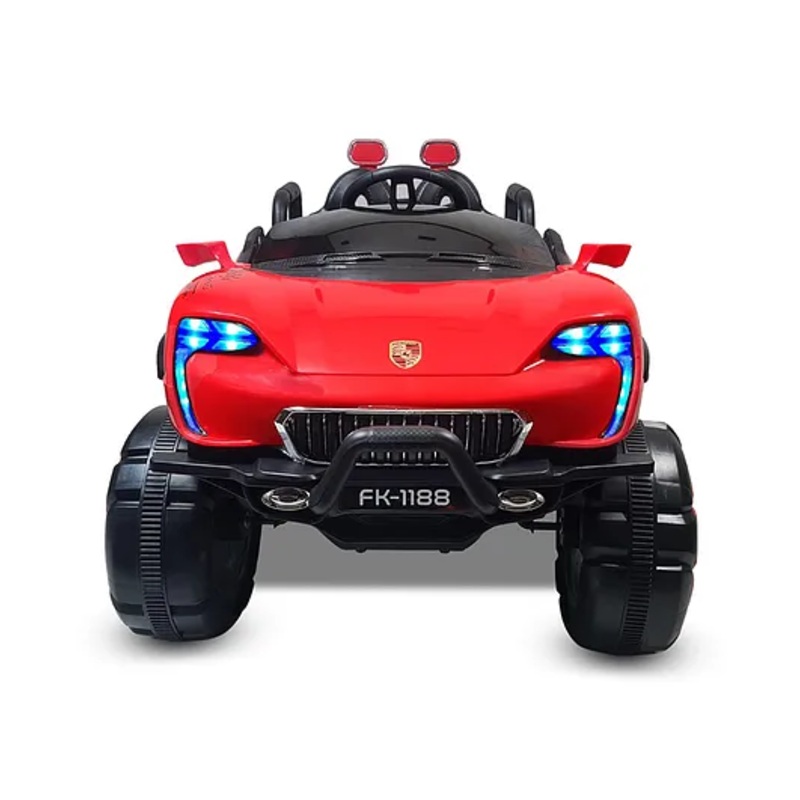 SRECAP Max-DX Ride on Monster Truck Jeep for Kids – Red