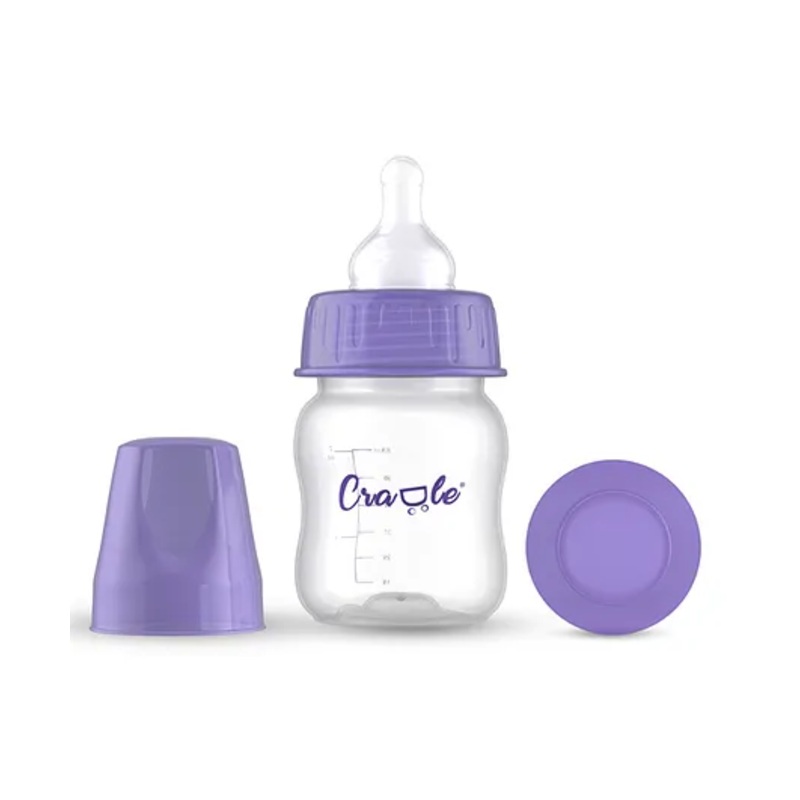 Cradle Pocket Dumble Feeding Bottle – 60ml – Purple