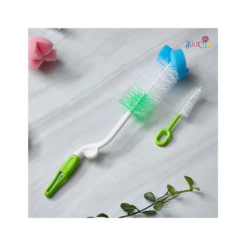 Kidcup Twist And Turn Flexible Cleaning Brush Pack of 2 (Color May Vary)