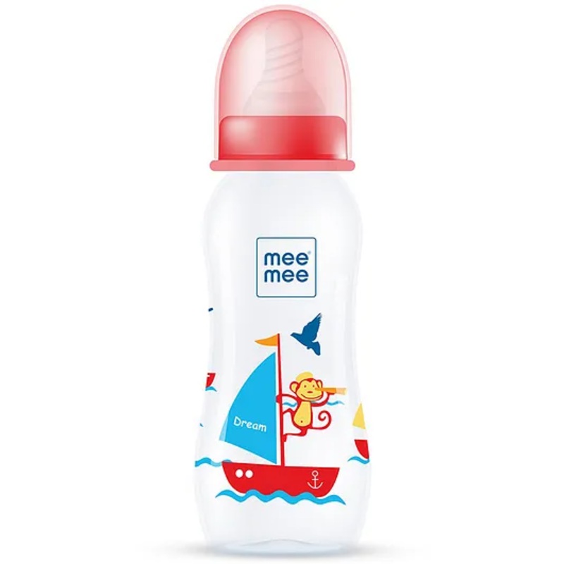 Mee Mee Eazy Flo Premium Baby Feeding Bottle Red – 250 ml